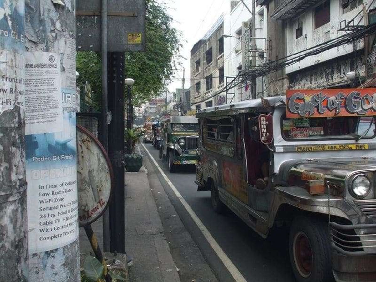 ジープニーの渋滞