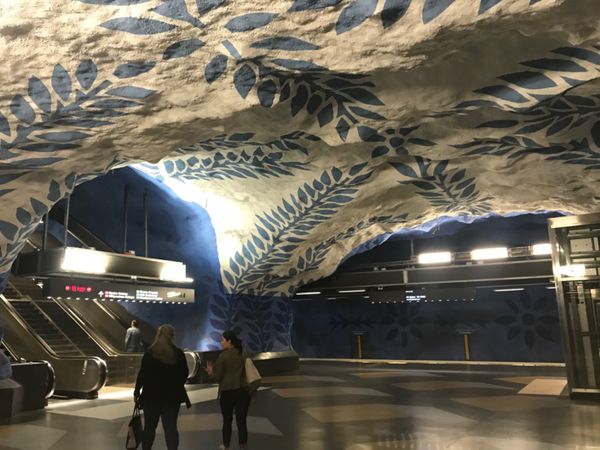 スウェーデン・ストックホルム「ストックホルム」の写真：地下鉄駅めぐり