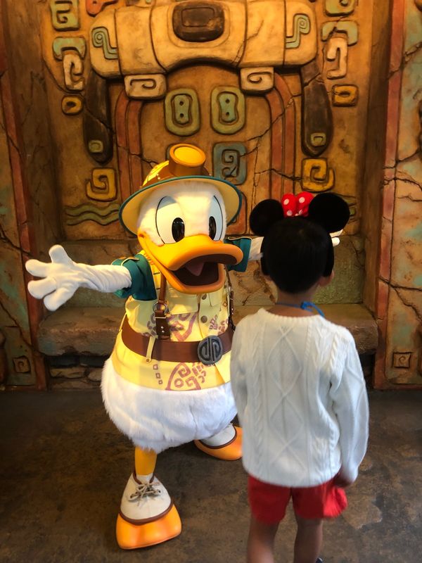 日本・Tokyo「東京ディズニーリゾート🏰」の写真：初ソアリン乗ったよ🛩感動🥺