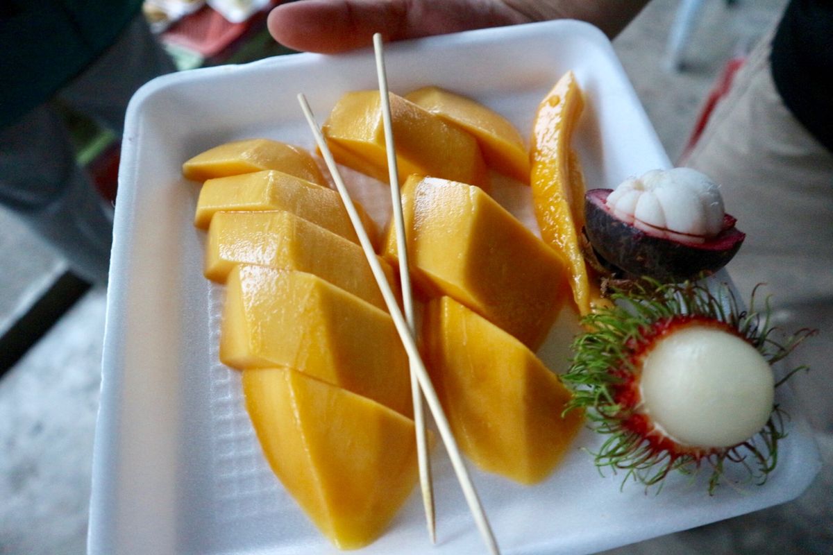 2日目午後の水上マーケット
夕食のタイ料理🌾🌶
タイの南国フルーツは、今ま...