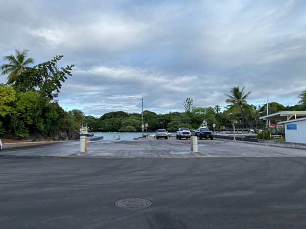 アメリカ(米国)・ハワイ「ハワイ島 星空の旅」の写真:ホテル近くの港へ。今からドルフィンスイム!