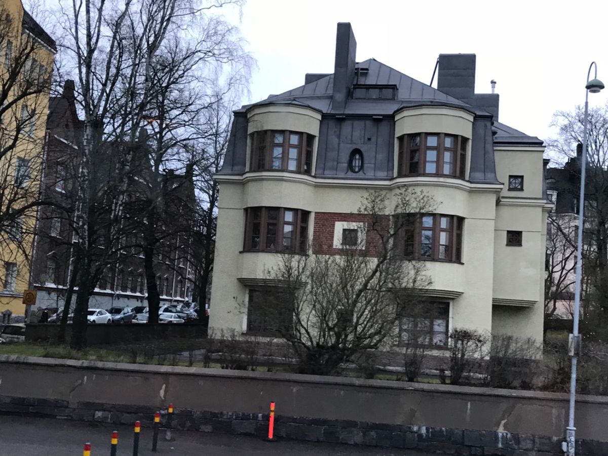 アール・デコ様式の建物がたくさんの街並み