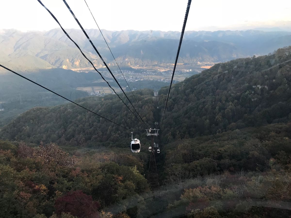 リフトを降りてすぐにも素敵な景色を楽しめる場所が。