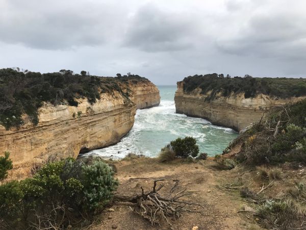 オーストラリア連邦・メルボルン「オーストラリア　グレートオーシャンロード　ドライブの旅」の写真：紅の豚の舞台となったロック・アンド・ゴージ