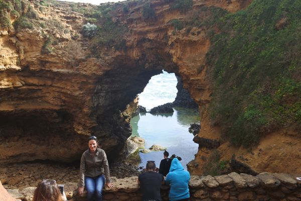 オーストラリア連邦・メルボルン「オーストラリア　グレートオーシャンロード　ドライブの旅」の写真：The Grott と言う場所へ。
観光...