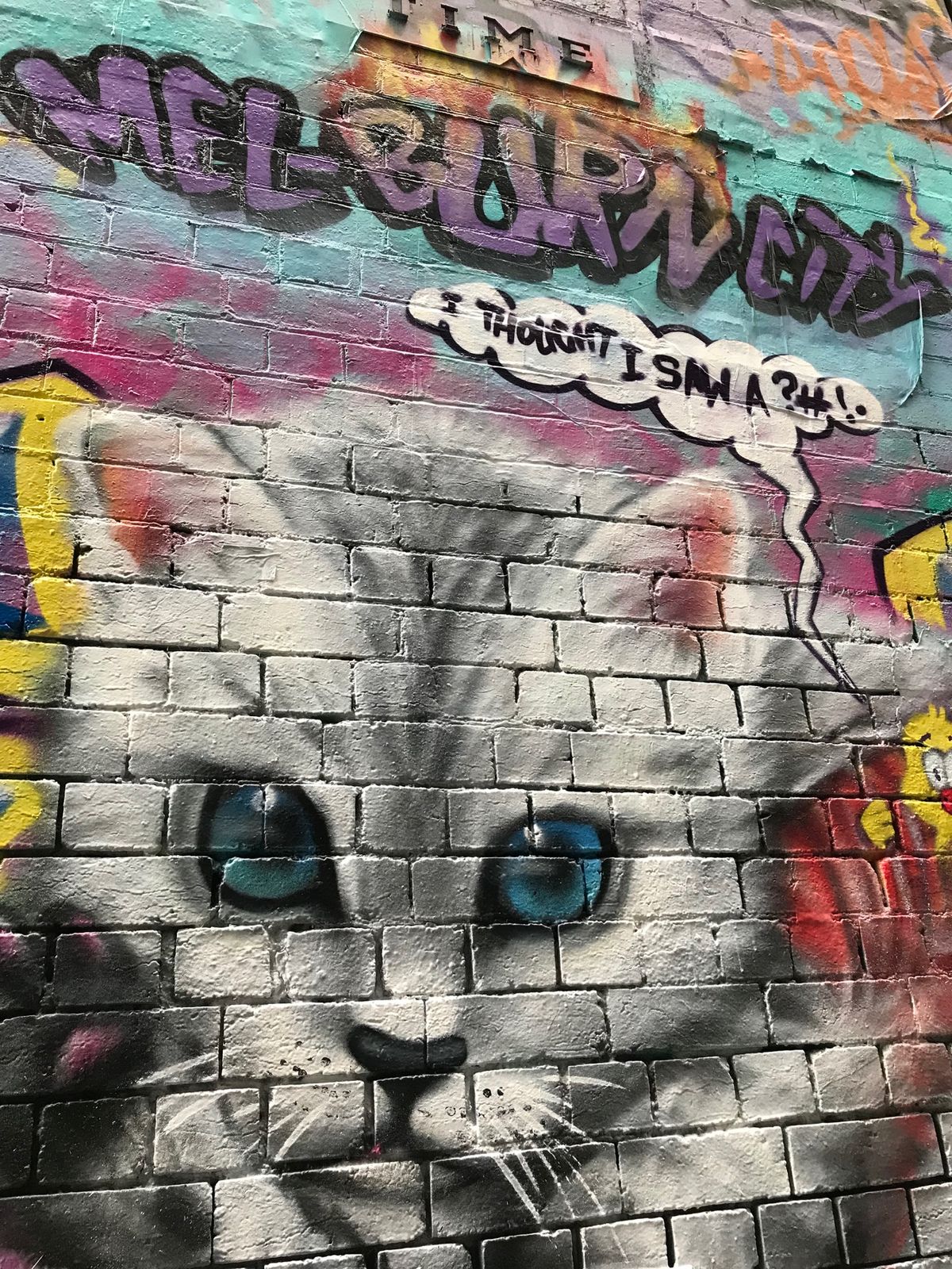 アーティスティックな街　メルボルン。
その中でもウォールペイントで有名なホ...