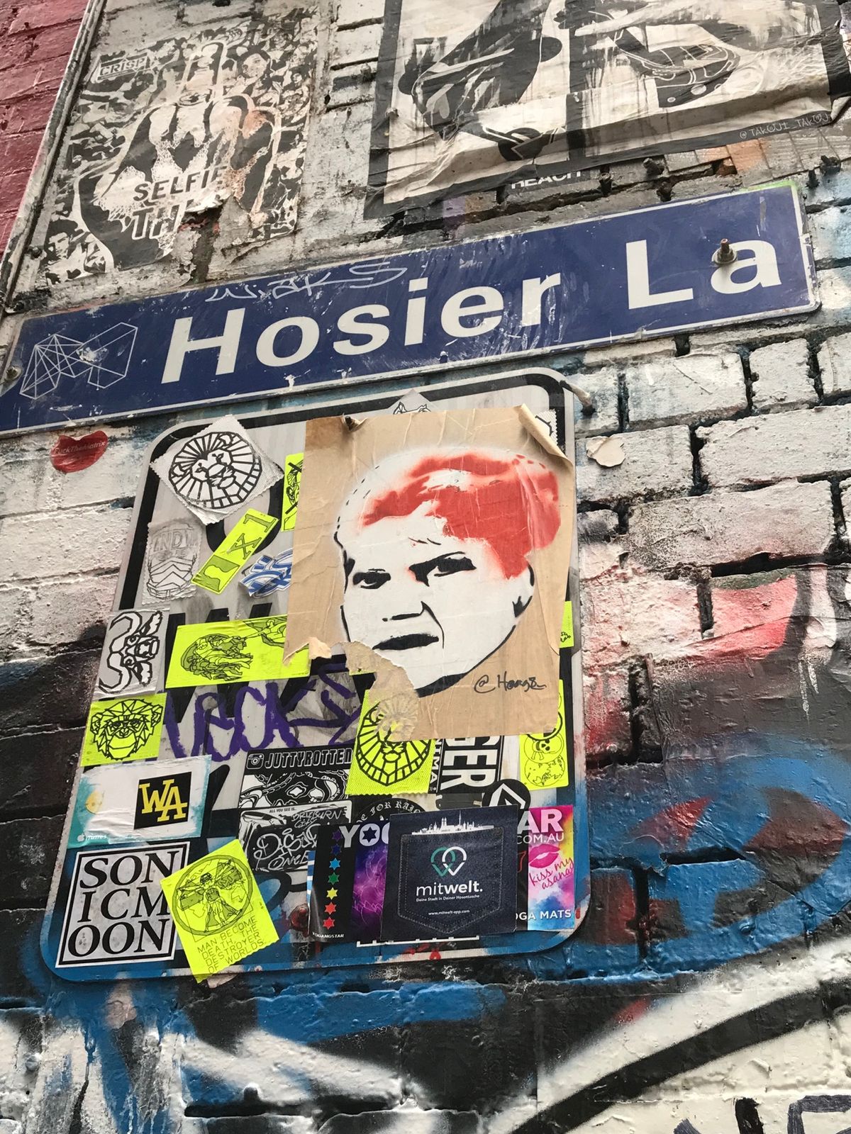 アーティスティックな街　メルボルン。
その中でもウォールペイントで有名なホ...