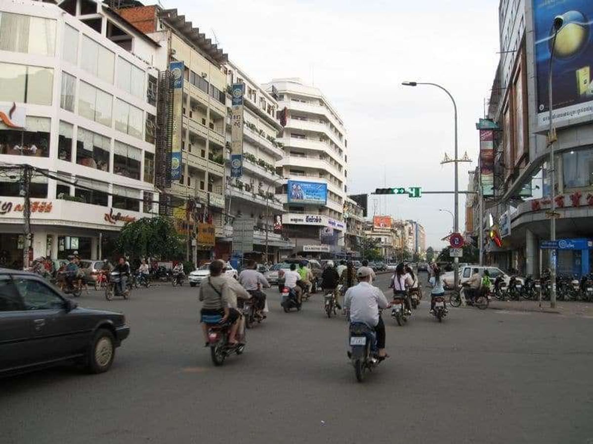 プノンペンの中心部