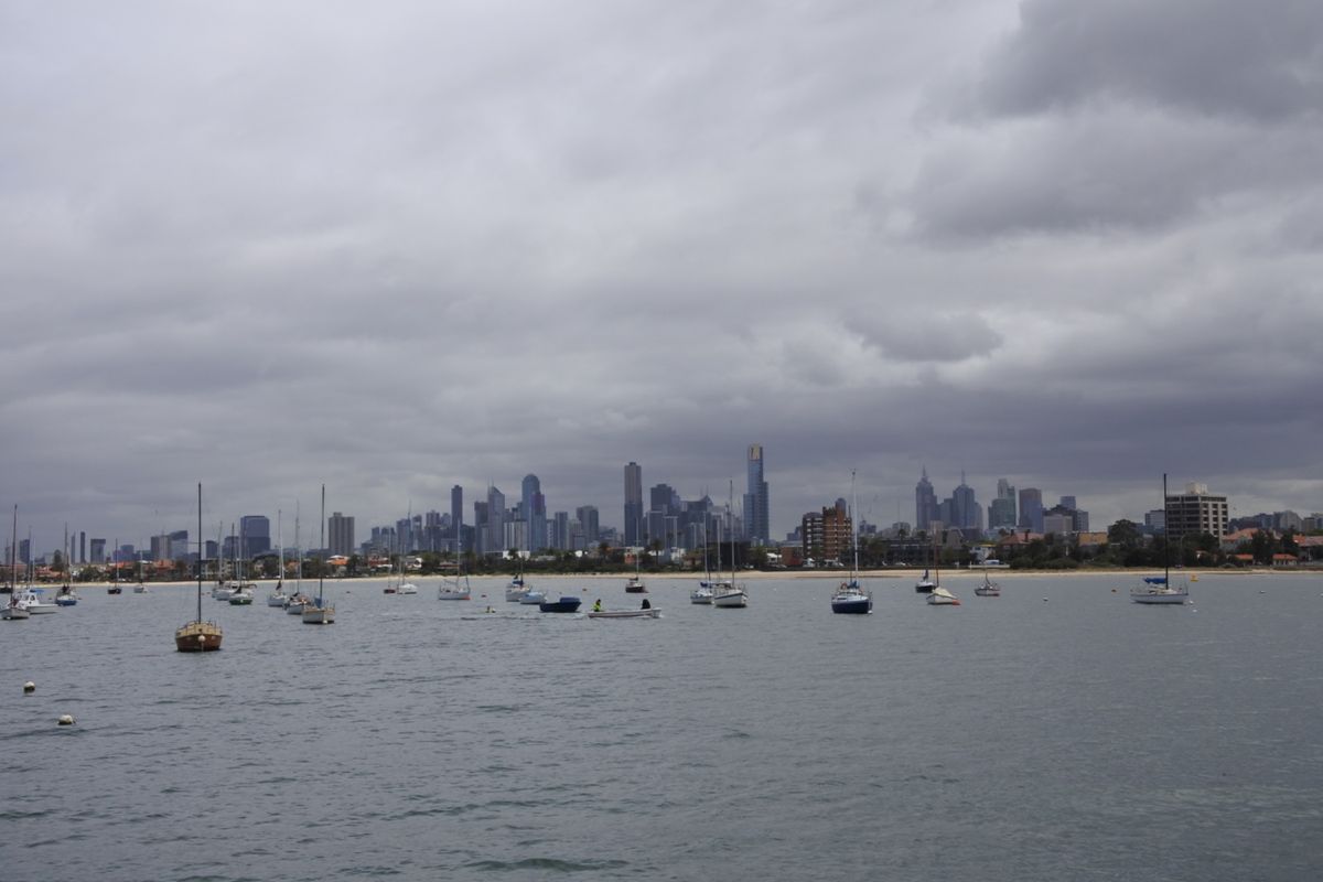 セントキルダピアの桟橋
近くにはルナパークという小さな遊園地があるのですが...