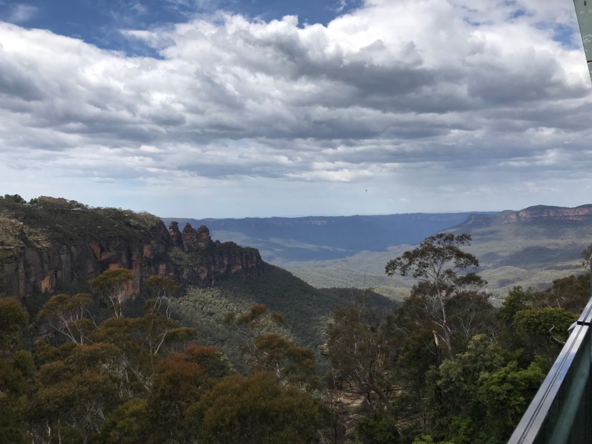 雄大な景色を見ながらランチ