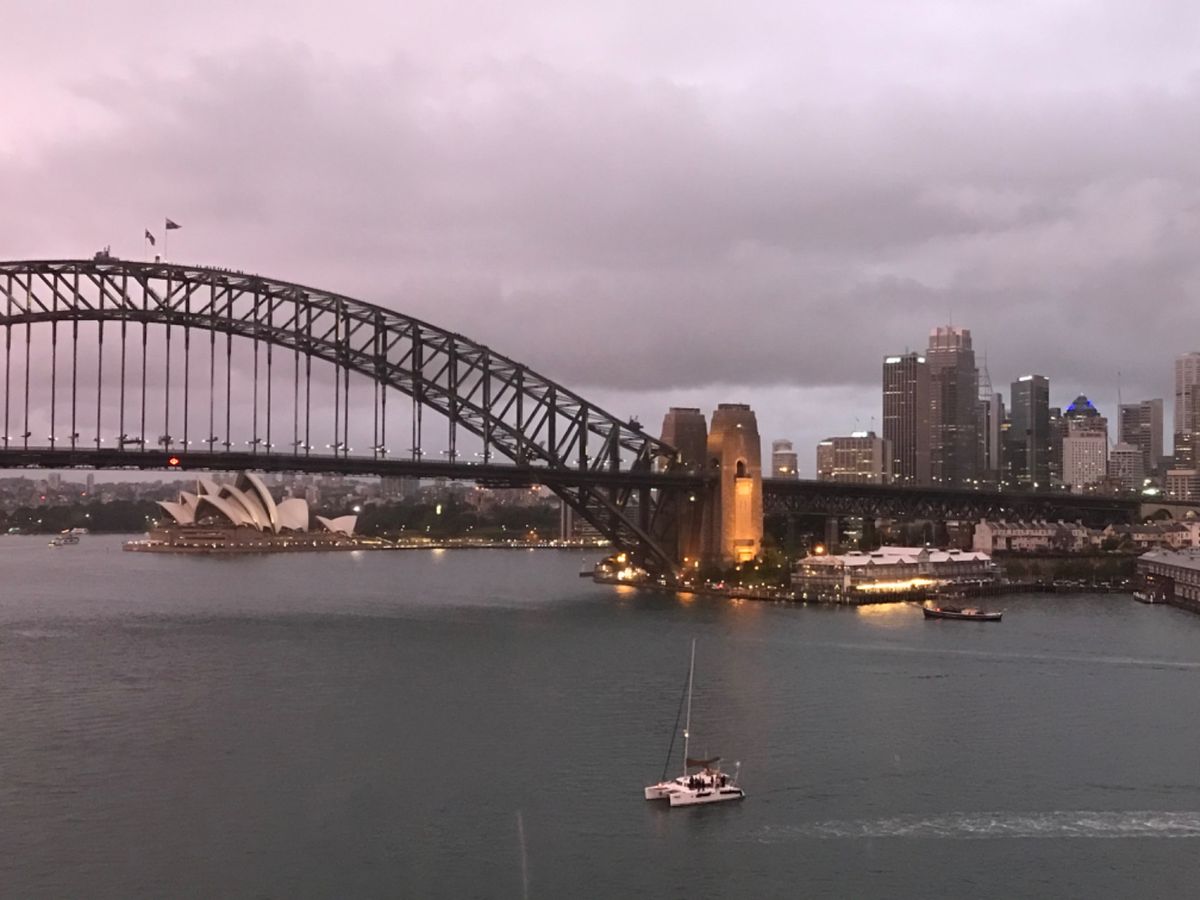 宿泊したハーバーサイドアパートメンツから見た景色。
素晴らしい眺めのホテル...