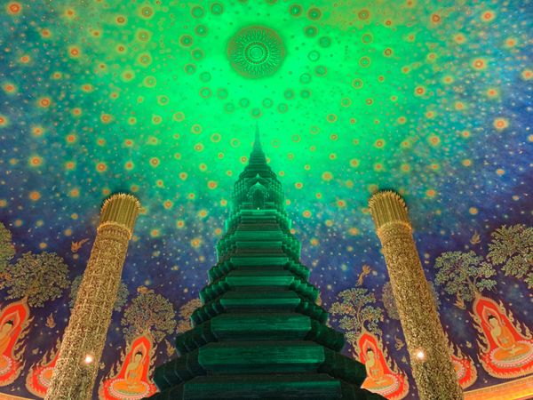 タイ「タイ」の写真：ワットパクナム、めっちゃ綺麗かったー◎
...