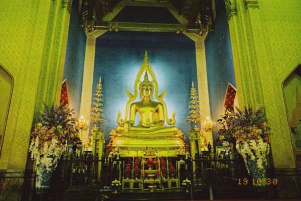 タイ「タイ」の写真：大理石の寺（名前忘れたw）とチャオプラヤ...