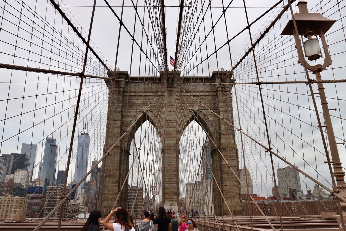 1日目のブルックリンブリッジ・アイスクリーム・ブルックリンからの夜景・ニュ...