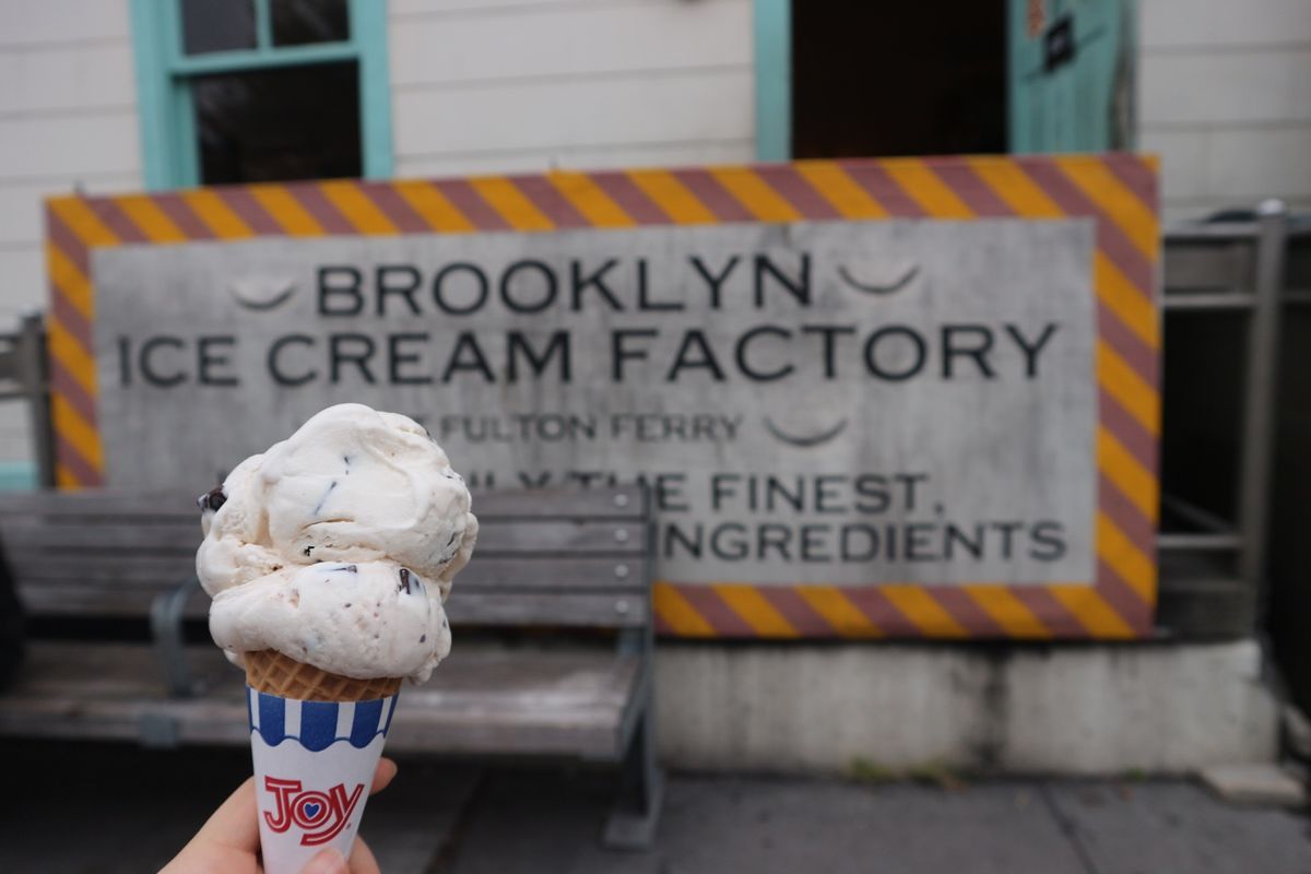 1日目のブルックリンブリッジ・アイスクリーム・ブルックリンからの夜景・ニュ...