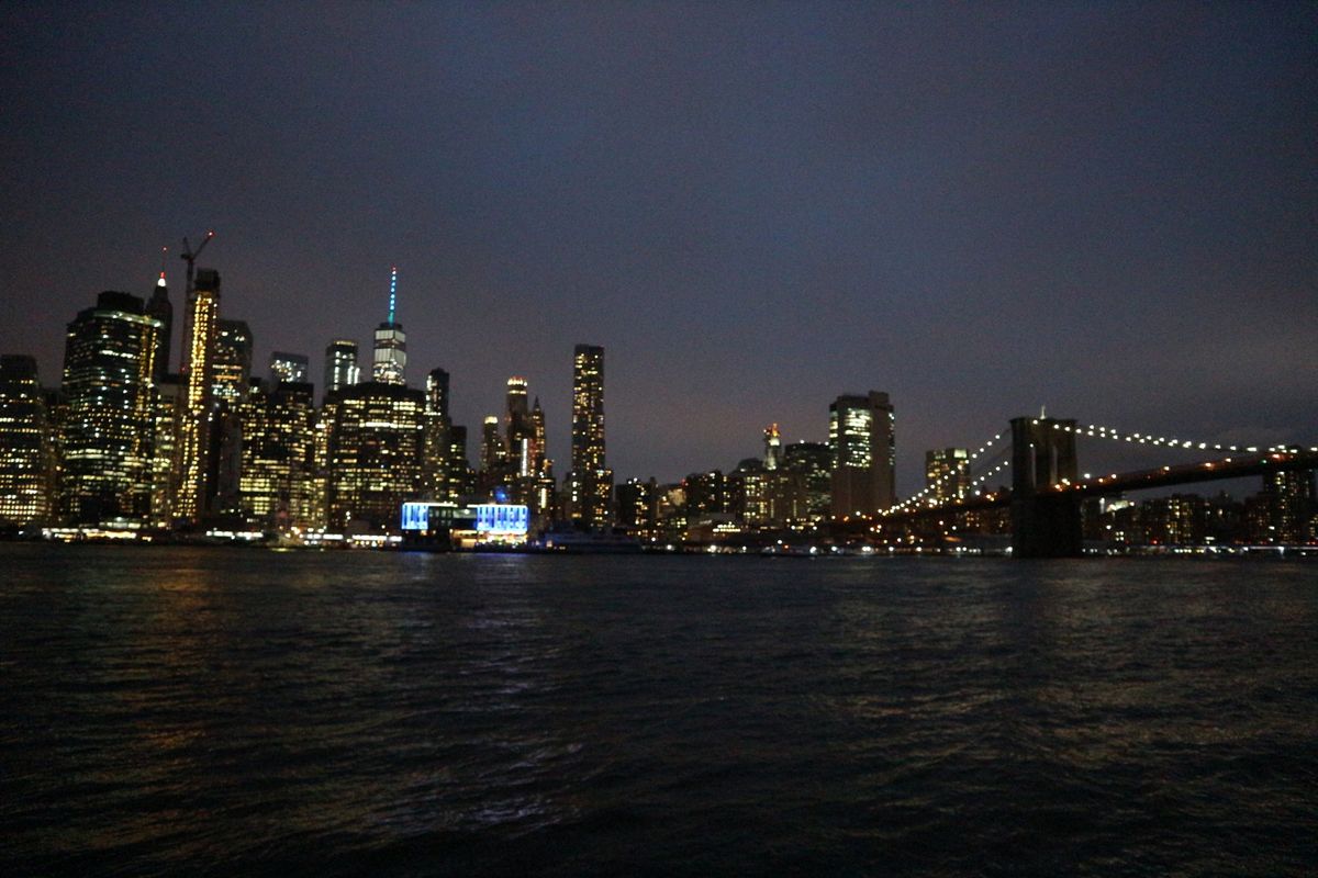 1日目のブルックリンブリッジ・アイスクリーム・ブルックリンからの夜景・ニュ...