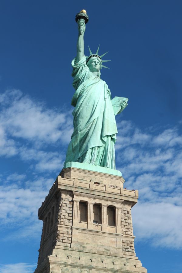 アメリカ(米国)・ニューヨーク「ニューヨーク旅行」の写真：2日目の自由の女神🗽
女神が思っていた以...