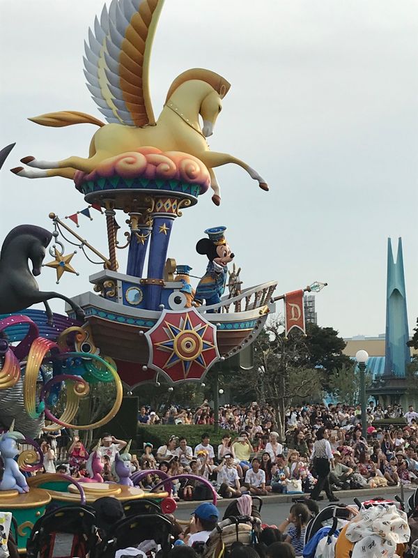 日本・東京、ディズニーランド「東京家族旅行」の写真