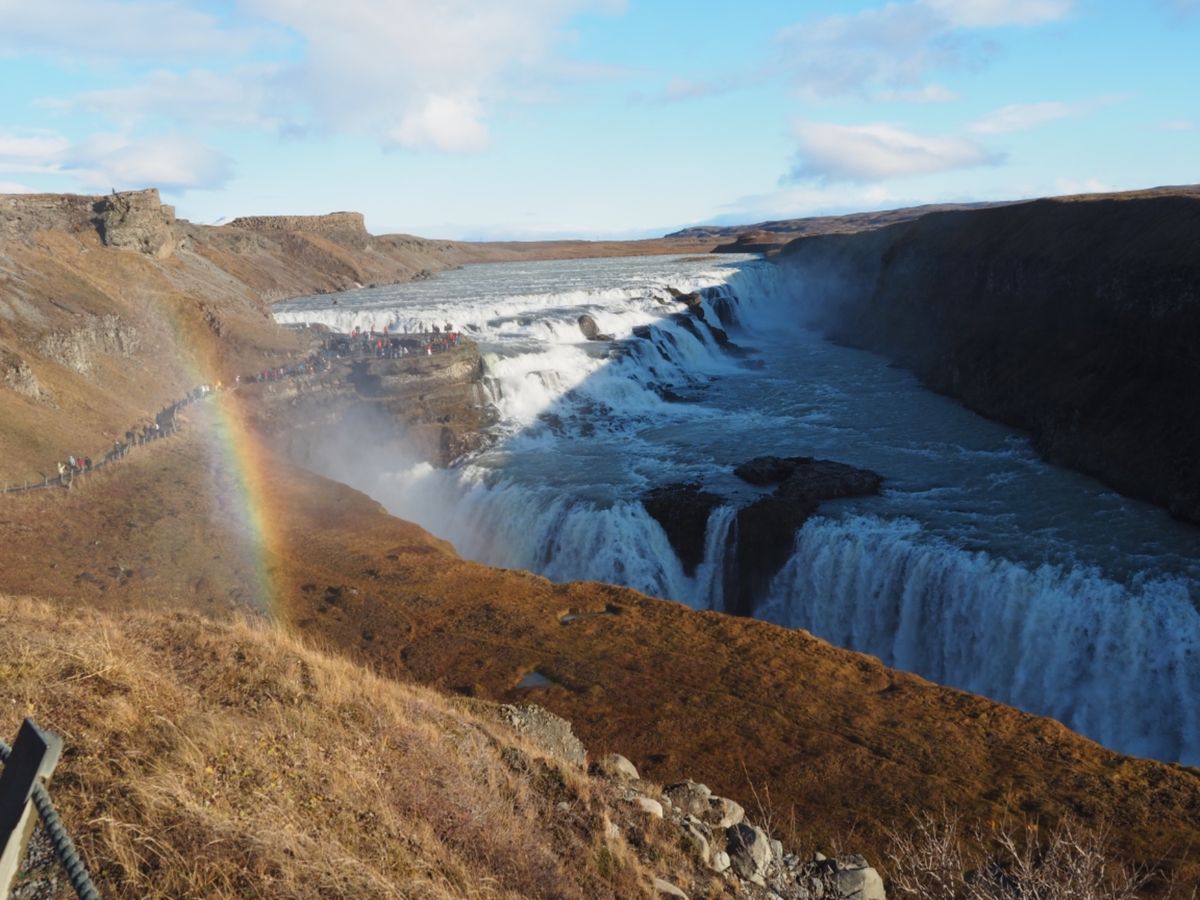 ゴールデンサークル
スコゥガフォス滝