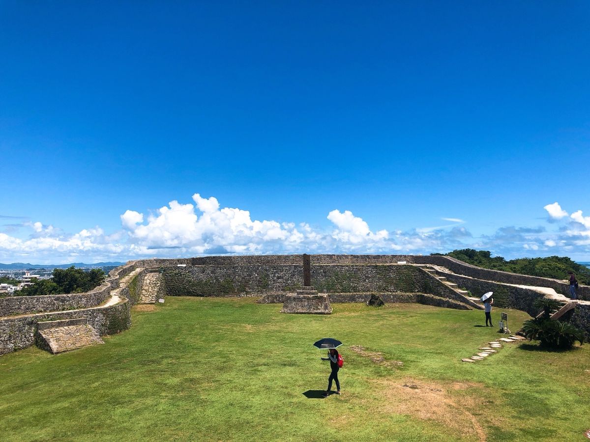 中城城跡、瑠璃(かき氷)、渡嘉敷