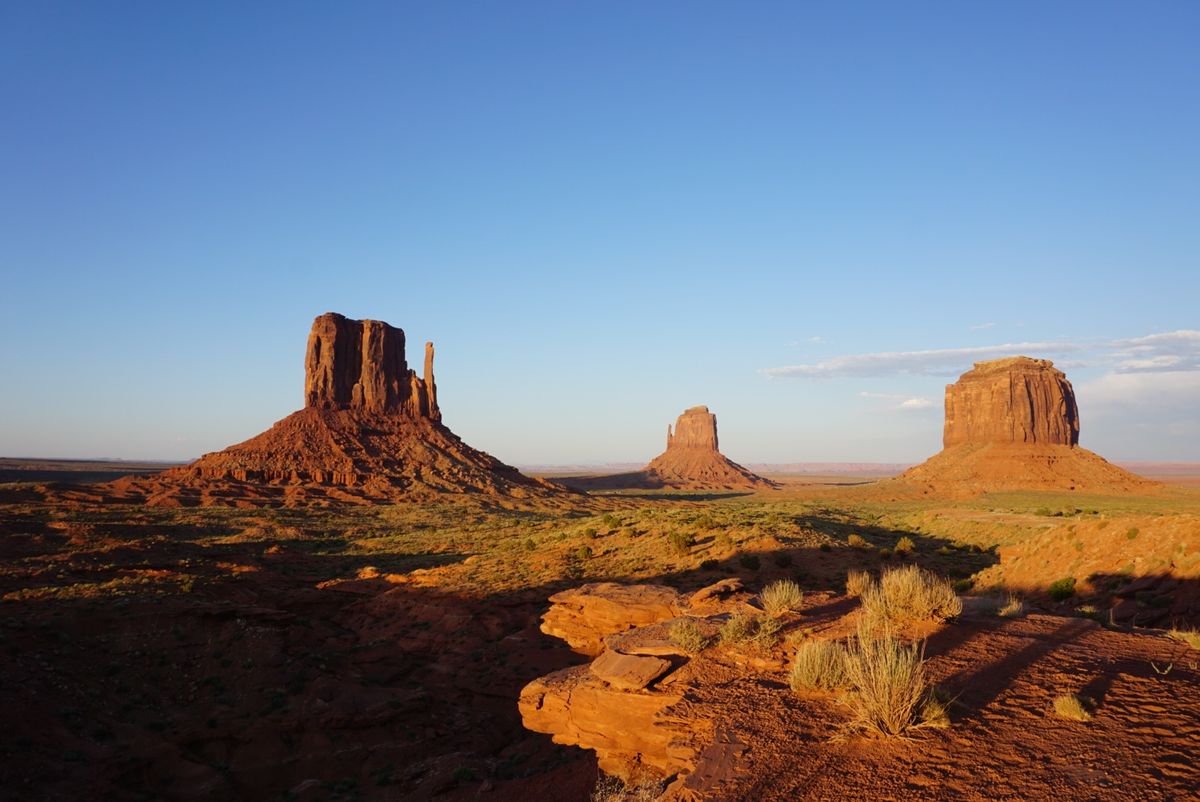 モニュメントバレーのサンセット！