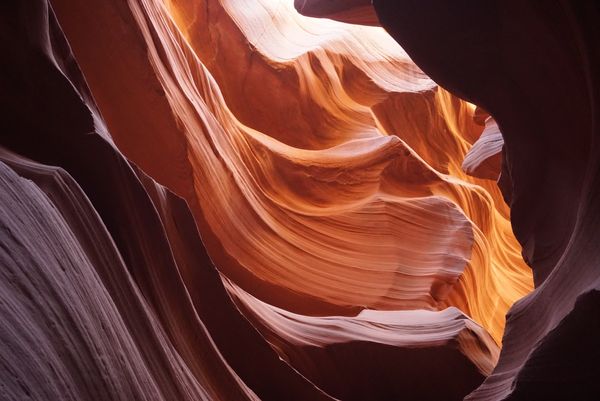 アメリカ(米国)・モニュメントバレー、ロウワーアンテロープキャニオン、ホースシューベント、グランドキャニオン、レイクパウエル、エレファントフィート「ロードトリップ！グランドサークルを巡る旅！」の写真：アンテロープキャニオン！