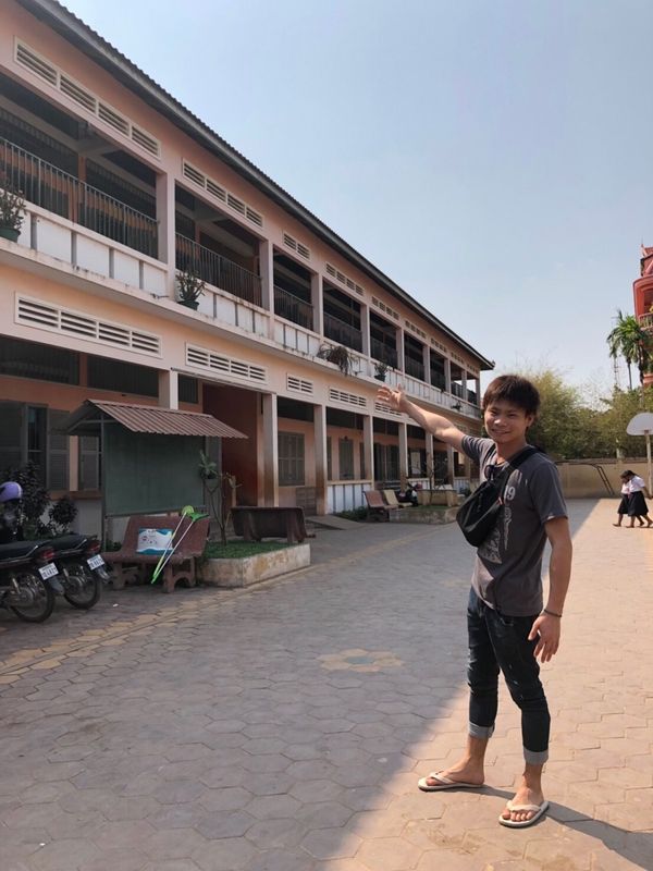 カンボジア・シェムリアップ「カンボジア」の写真：カンボジアの小学校！