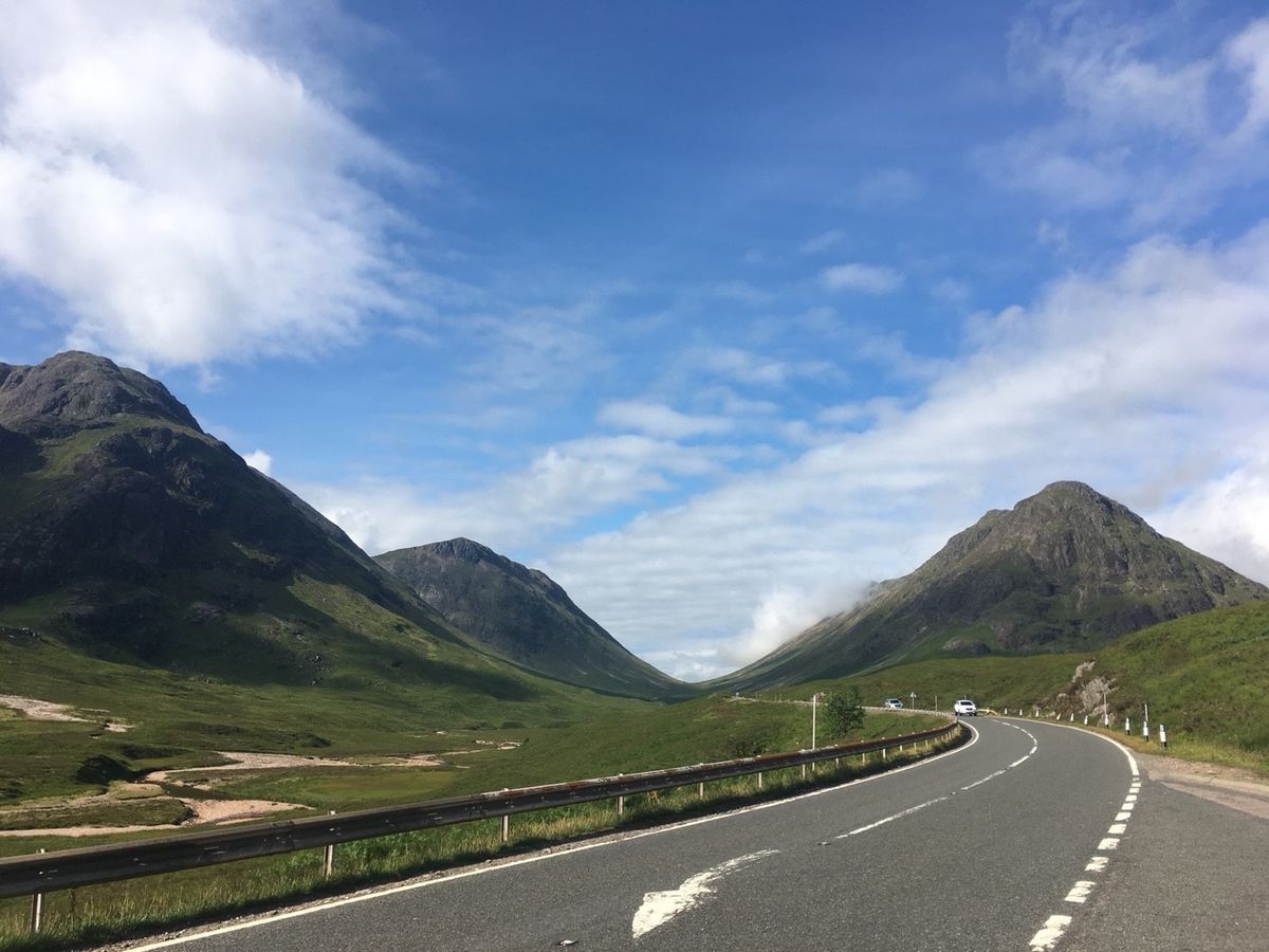 Last day at Scotland 
hiking and caber