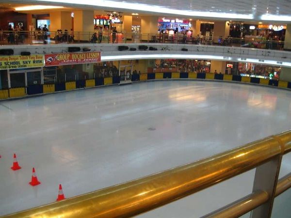 インドネシア・ジャカルタ「2009年 インドネシア　首都ジャカルタへ小6の娘とコソ連を兼ねて」の写真：インドネシア唯一のアイスリンク