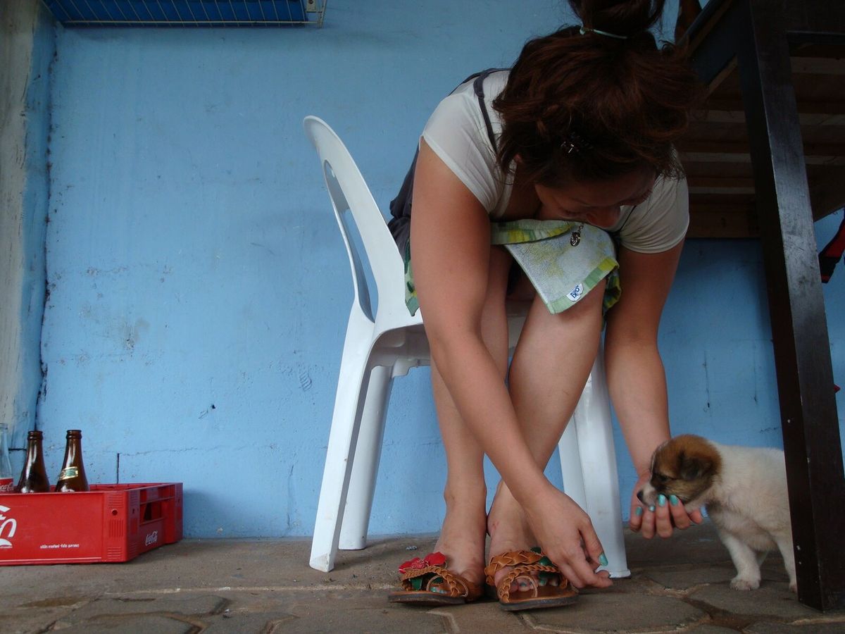 バンコクからグラビへ夜行バスで。
そっからゲストハウスまでソンテウで。