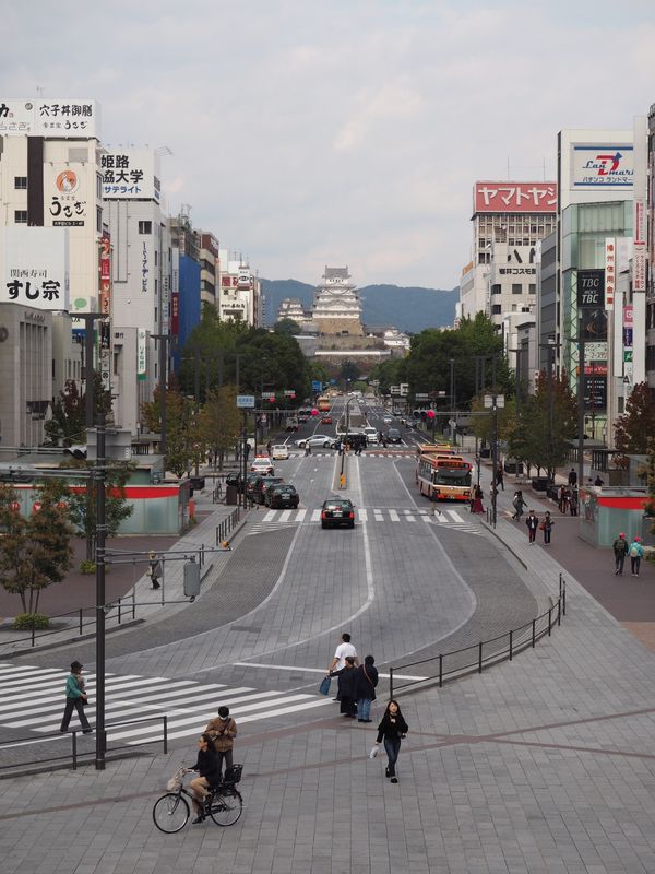 日本・兵庫県「そうだ、竹田城跡の雲海を見に行こう」の写真:姫路駅から姫路城が見えるのねー。
歩いて...