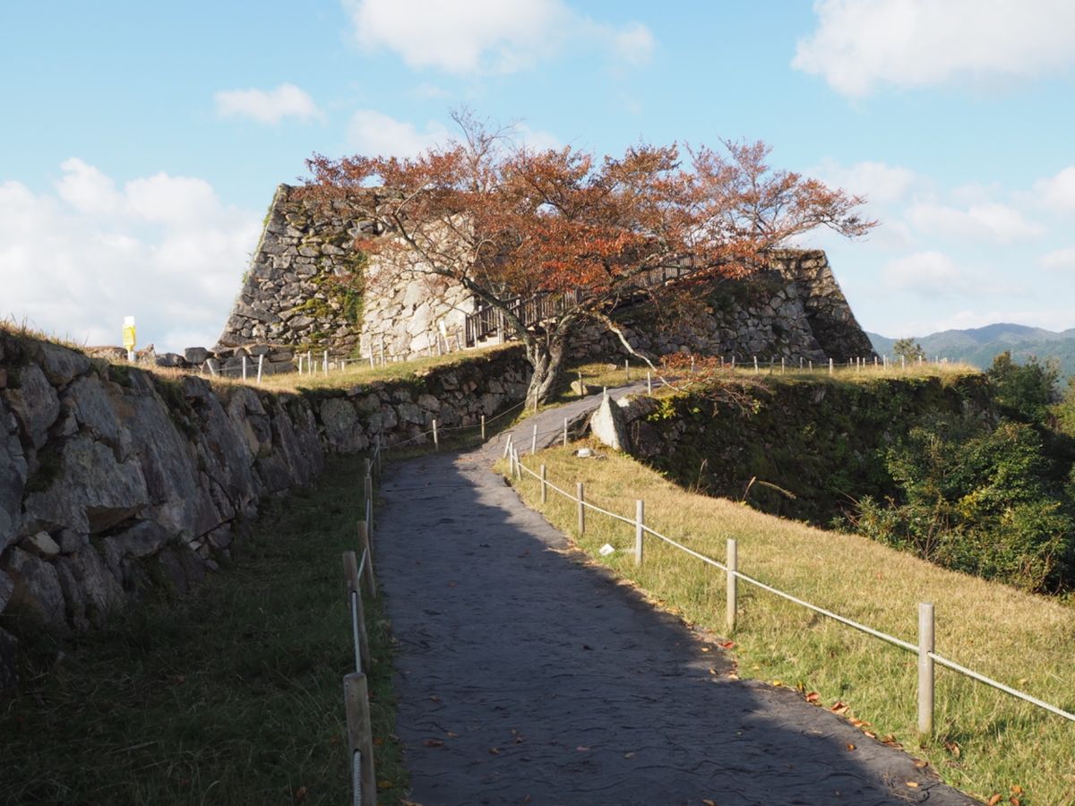 約40分で竹田城跡へ。