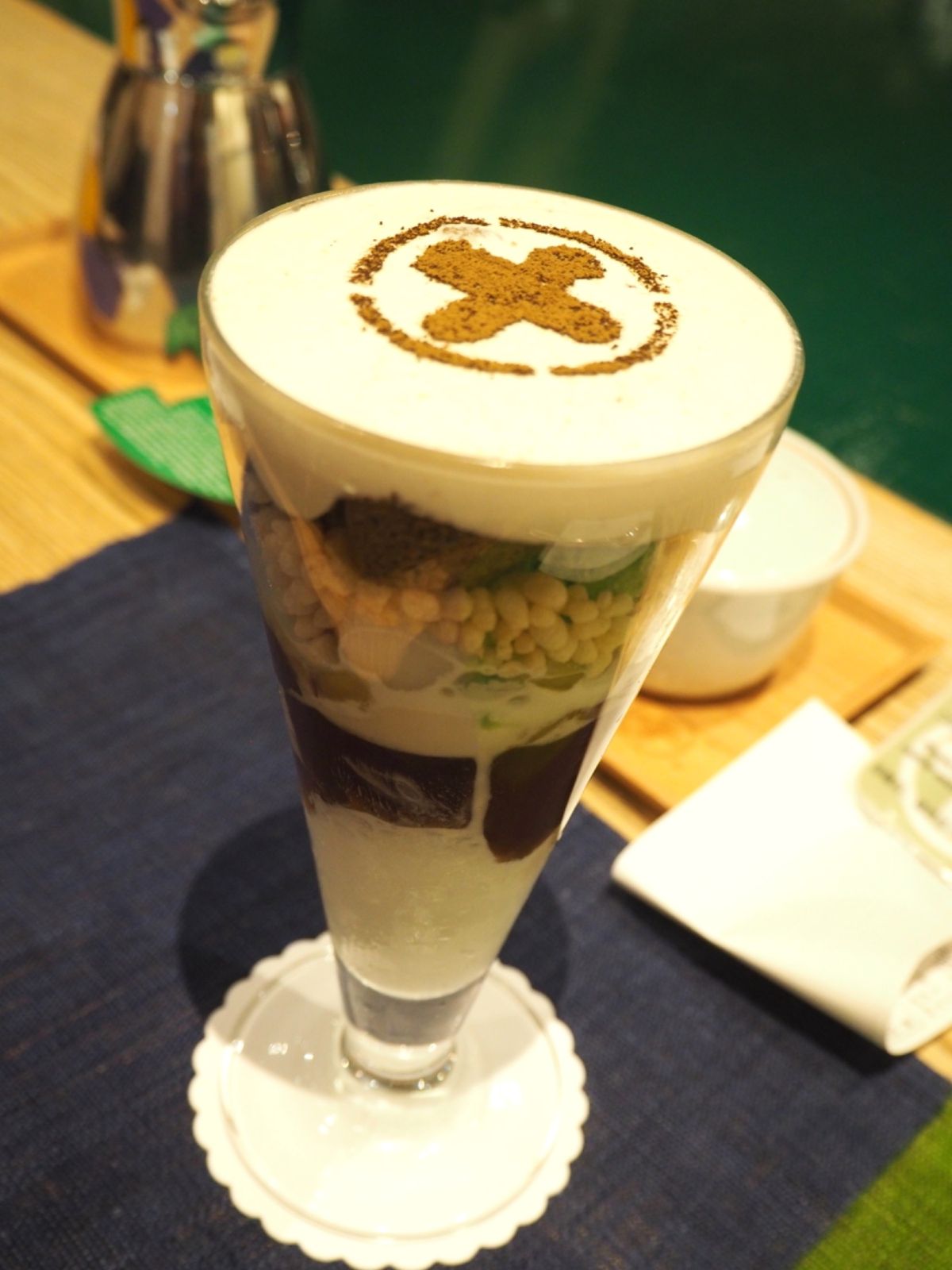 最後に、中村藤吉本店で茶そばとパフェを頂く。