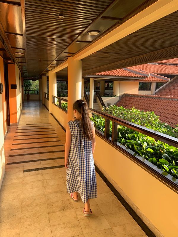 インドネシア・スミニャック、ウブド、ライステラス、ホテルリゾート、エレファントライド「2019 母娘初二人旅  バリ島」の写真：バリ島に到着したのが夕方でホテルには夜に...