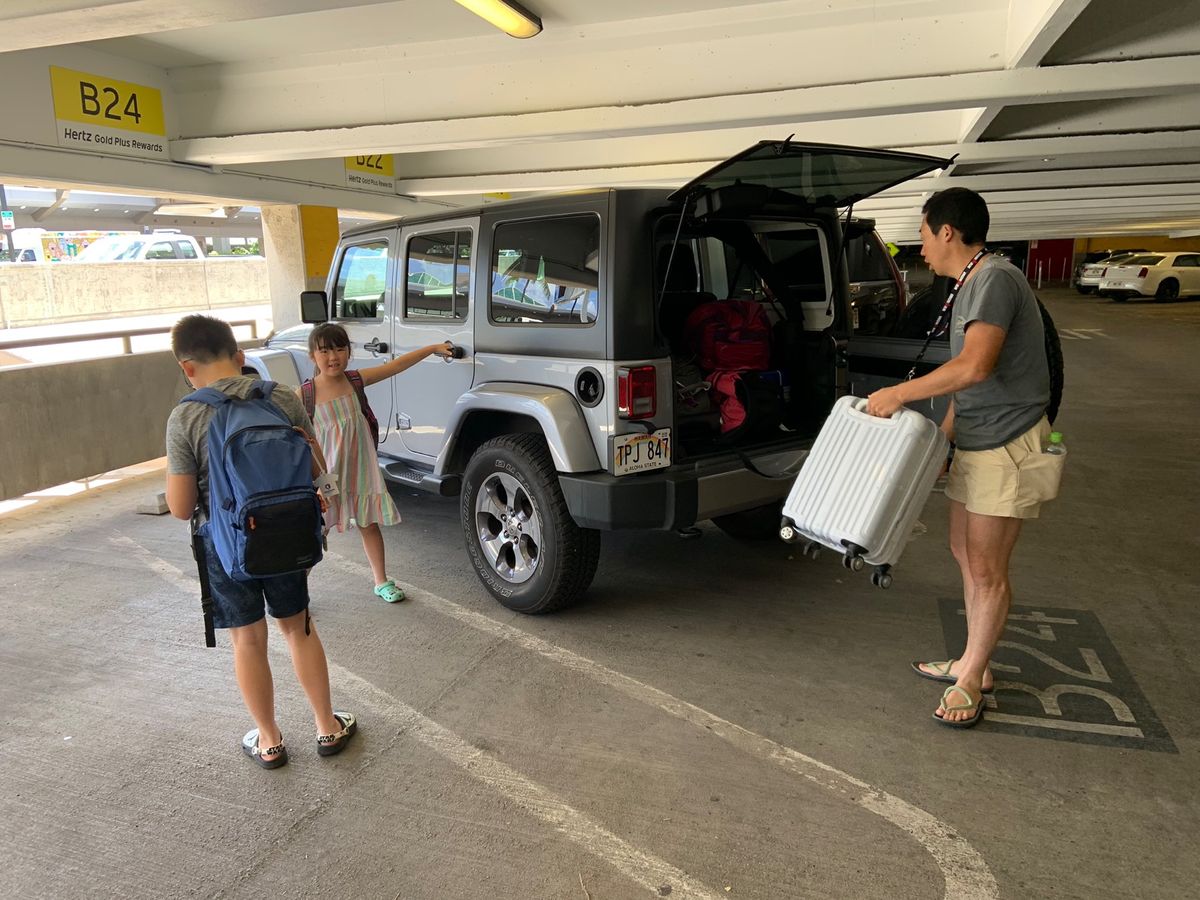 今回の旅の相棒はなんとjeep❗️  ハーツのゴールドリワーズメンバーで勝...