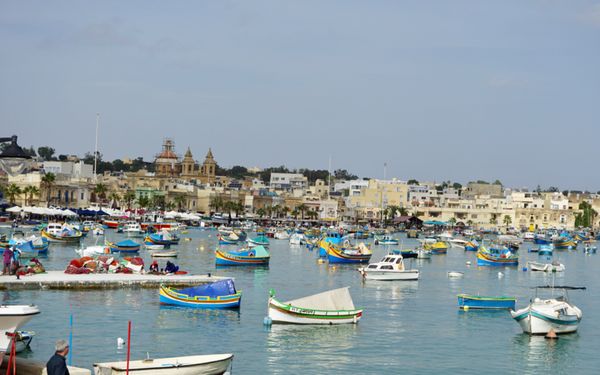 マルタ・ヴァレッタ、マルサシュロック「子連れ地中海クルーズ  マルタ編」の写真：あまり時間がないので行くか迷っていたマル...