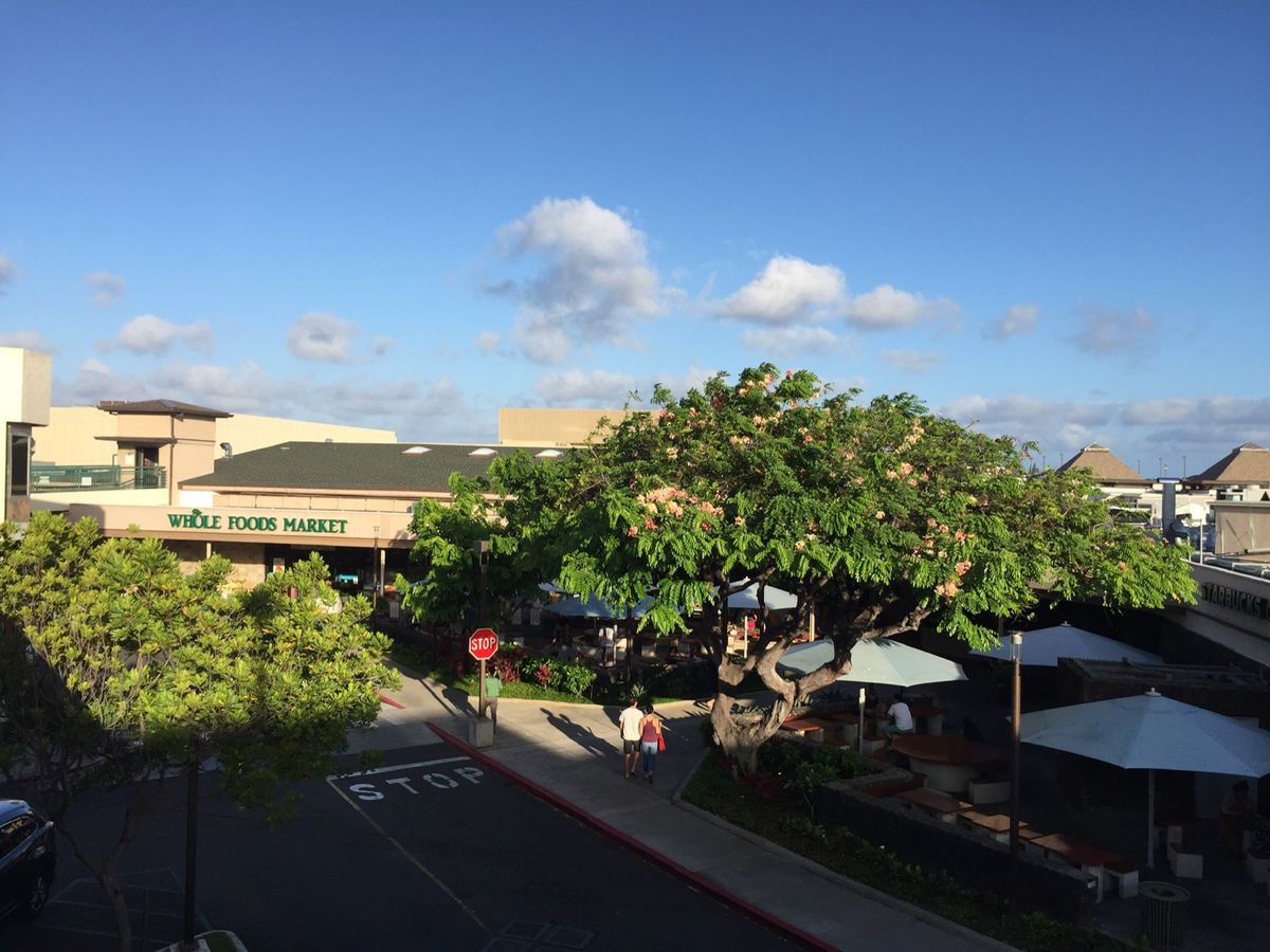 帰りに旦那さんお気に入りのカハラモールにあるWhole Foods Mar...