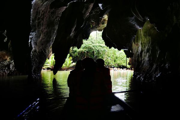 フィリピン・PuertoPrincesa「弾丸フィリピン旅」の写真：地底河川ツアーに参加！
洞窟の規模は圧巻です