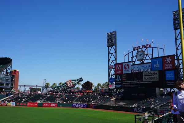 アメリカ(米国)・サンフランシスコ・AT&Tパーク「初めてのメジャーリーグ」の写真：ゲーム開始前球場内を探検！
