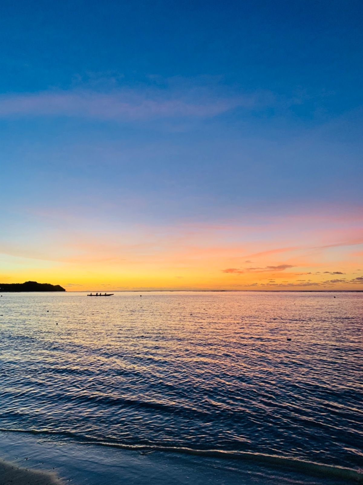 1日目のサンセット