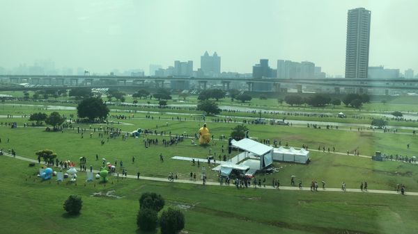 台湾・台北「2度目の台湾ひとり旅」の写真：台北のお隣、新北の大都会公園でポケモンG...