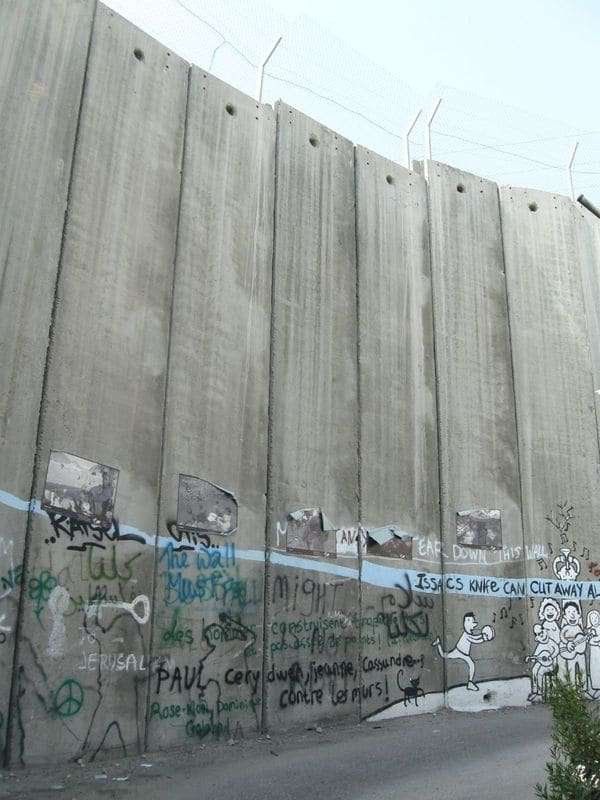 パレスチナ・ベツレヘム「2010年 エルサレム　ベツレヘム分離壁」の写真：ベツレヘムの分離壁