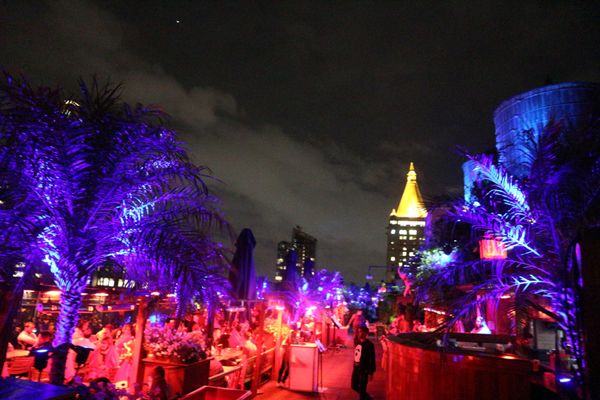 アメリカ(米国)・ニューヨーク「ニューヨーク旅行」の写真：4日目の夕食。NY最後の夜は、ルーフトッ...