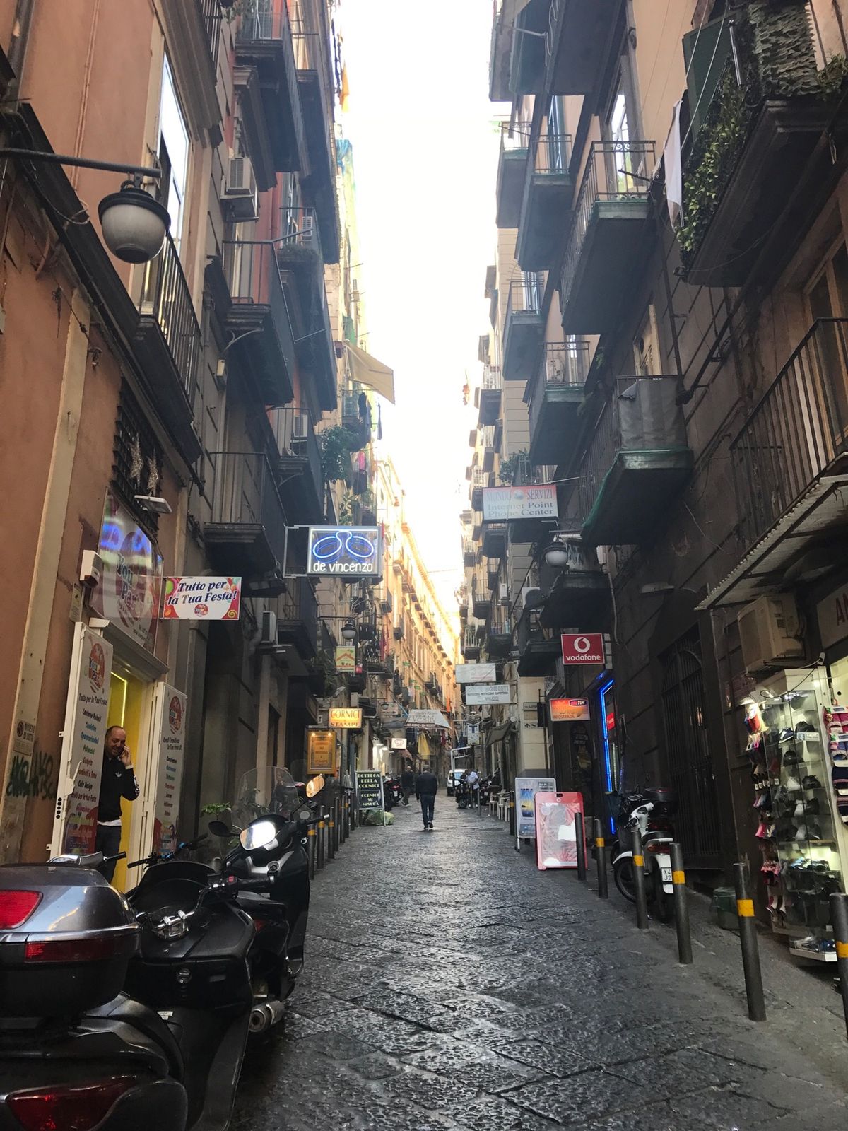 スパッカナポリの街並み