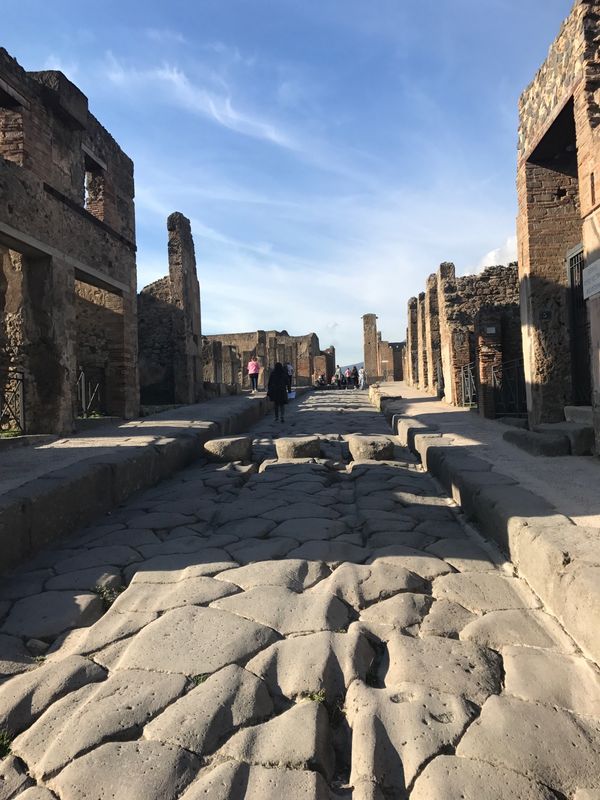 イタリア・ローマ、ナポリ「イタリアでやりたい事」の写真：ポンペイ遺跡
2000年前に火山の噴火...