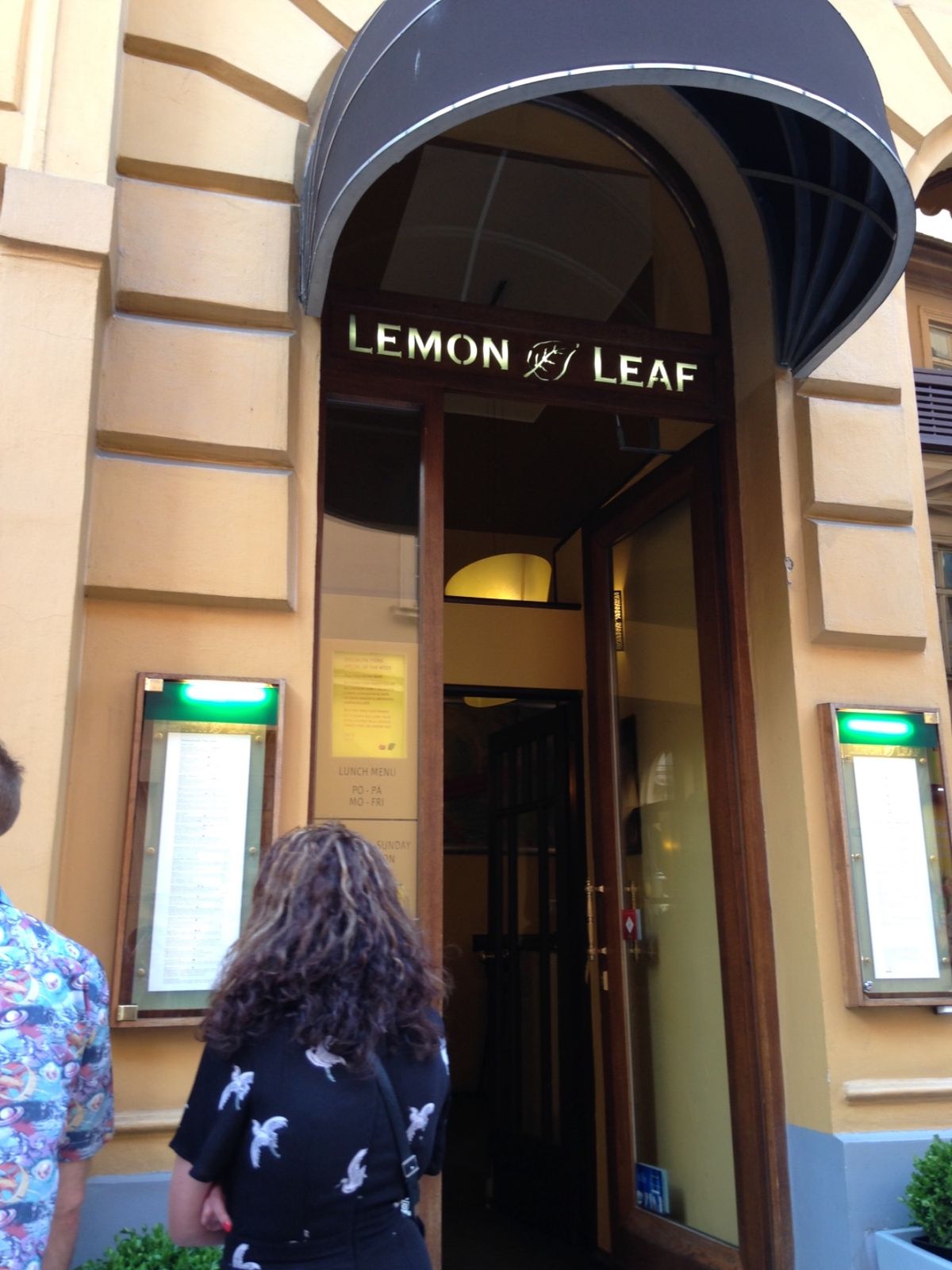 タイレストラン「Lemon Leaf」
マラソン前日なので、ビールは1杯だけ。