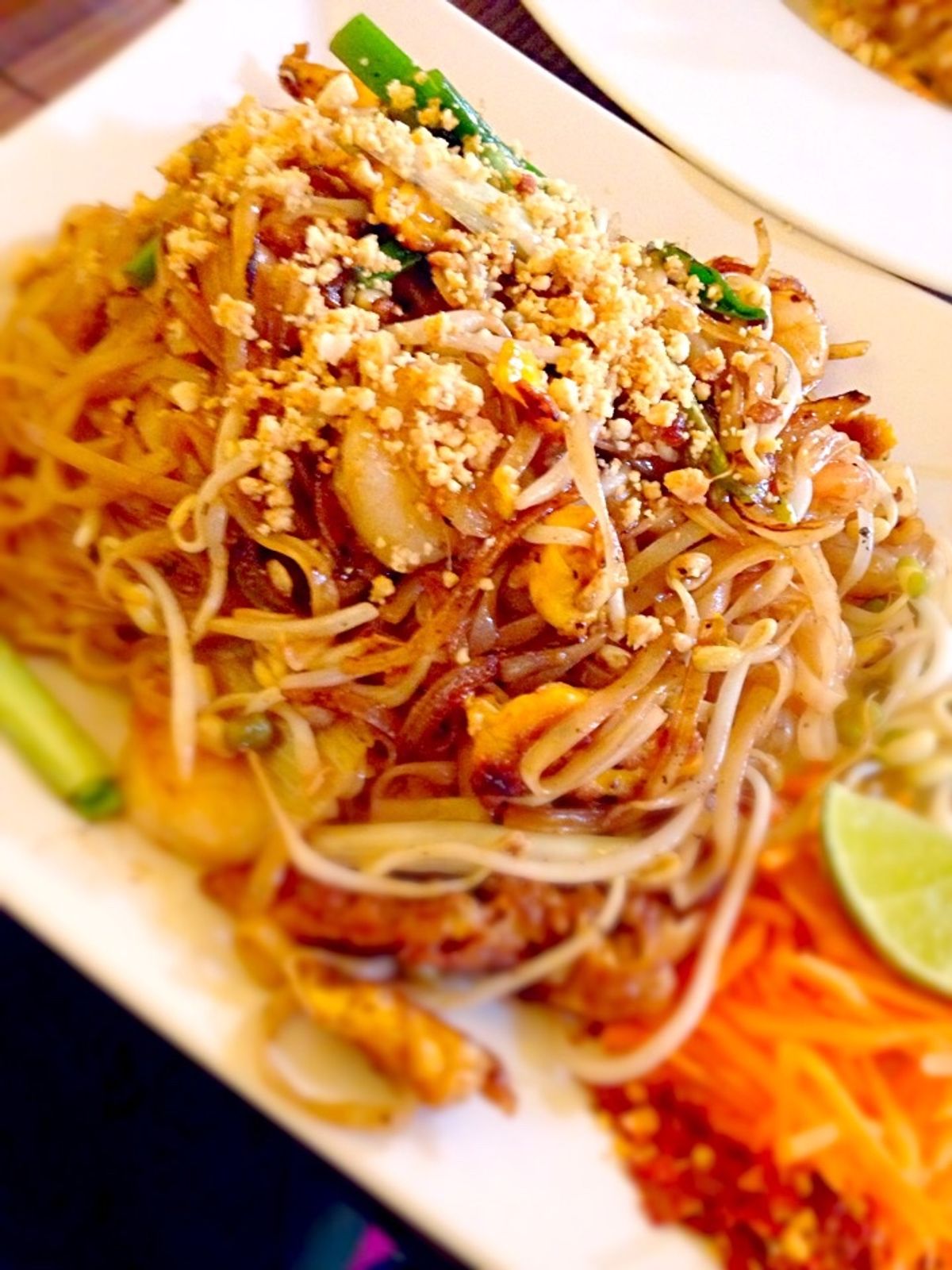 タイレストラン「Lemon Leaf」
マラソン前日なので、ビールは1杯だけ。