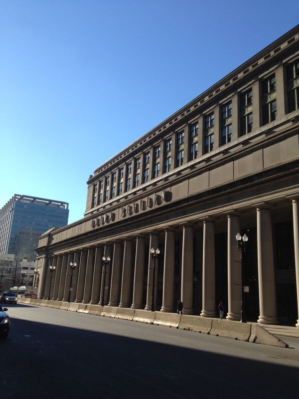 アメリカ(米国)・シカゴ「ブルースを求めてシカゴ」の写真：又しても映画のロケ地「ユニオン駅」
こ...