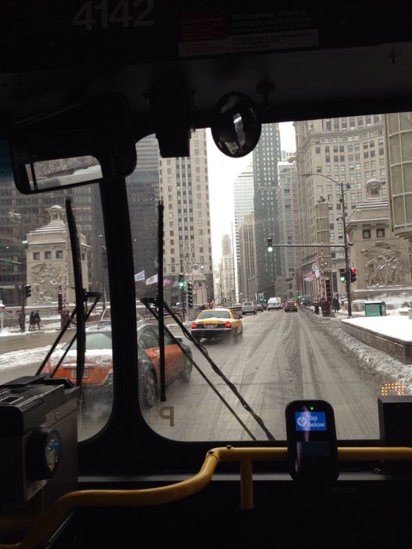 アメリカ(米国)・シカゴ「ブルースを求めてシカゴ」の写真：バスと電車を乗り継ぎ、ちょっとばかし治安...