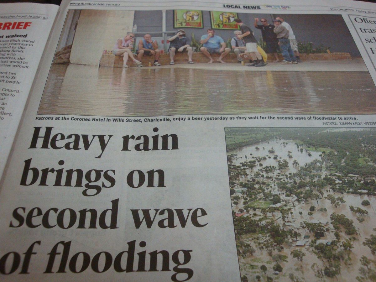 ラウンド始めて初っ端からこの先は洪水で通れないとかなって急遽ルート変更にな...